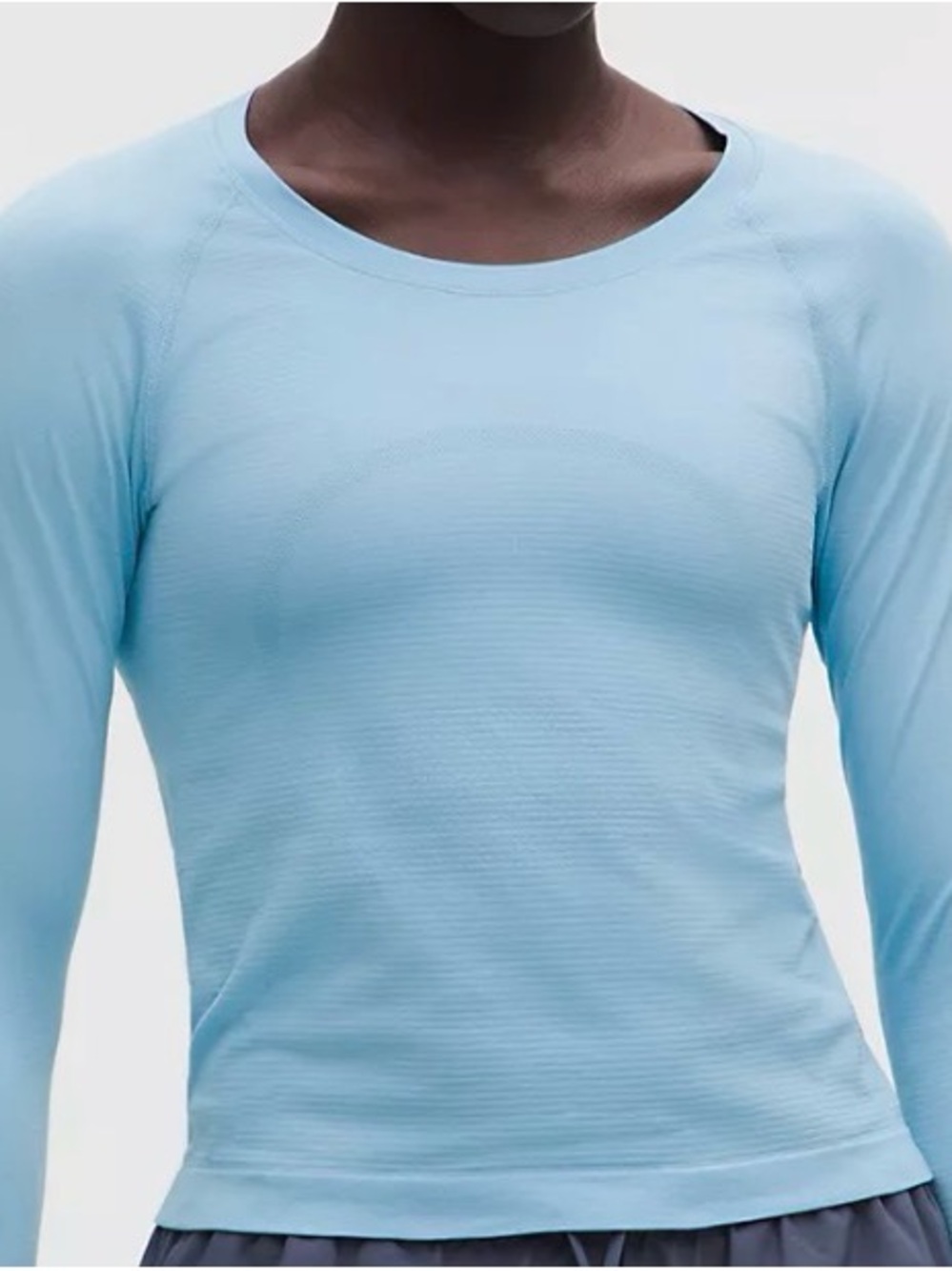 Lululemon Blue Long-Sleeve Active Tee